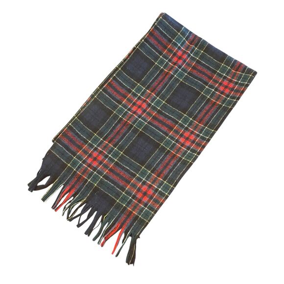 VTG Pendleton 100% Wool Tartan Plaid Scarf Heritage Classic Preppy Holiday - Picture 2 of 13